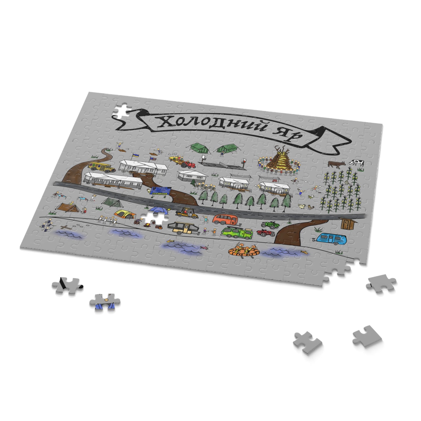 Oselia CYM Холодний Яр-Cholodni Yar Camp Puzzle