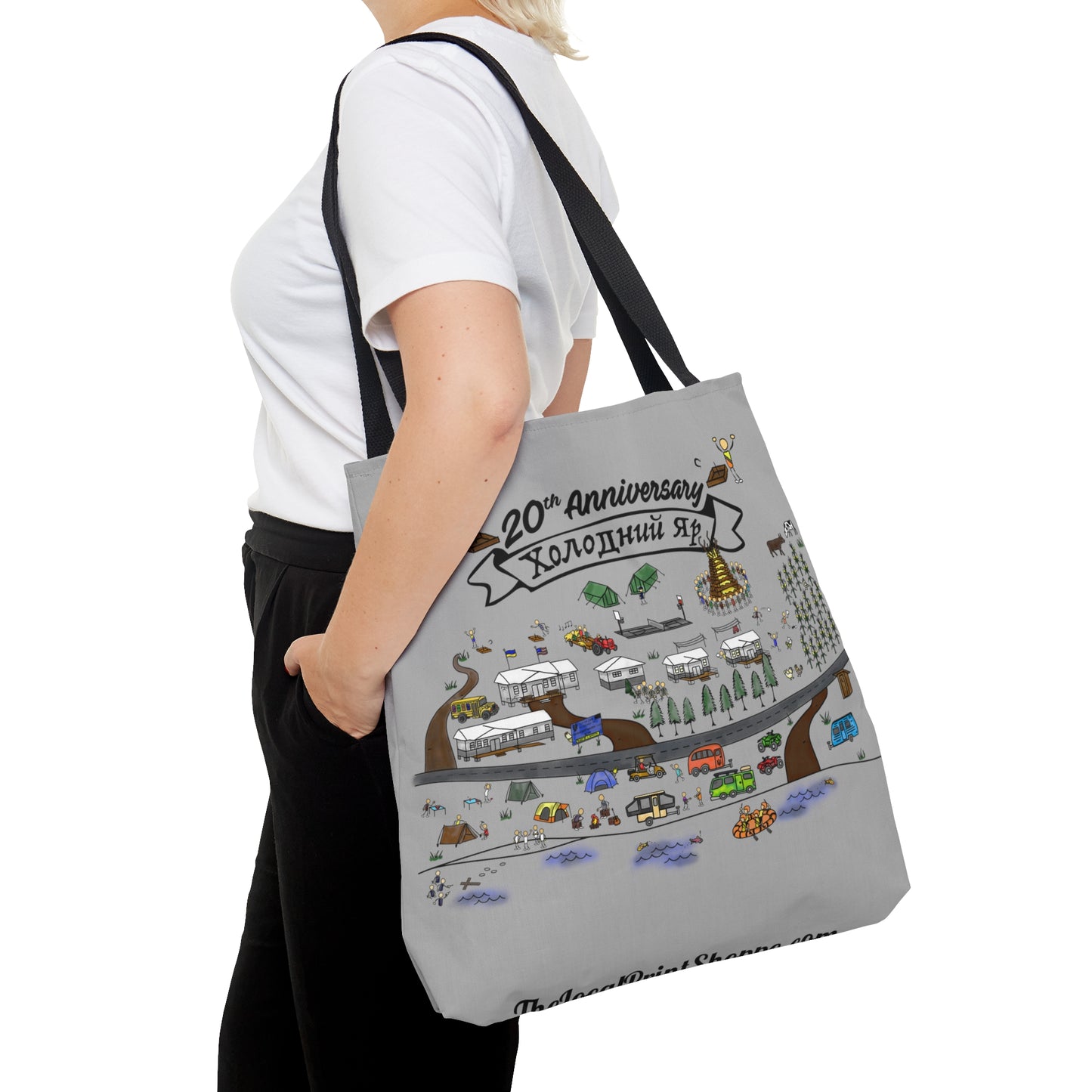 20th Anniversary Horseshoe Tournament Tote Bag