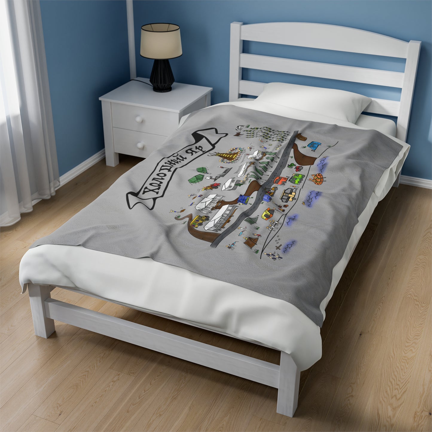 Oselia CYM Холодний Яр-Cholodni Yar Camp Velveteen Plush Blanket