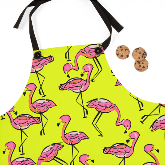 Pink Flamingo Apron