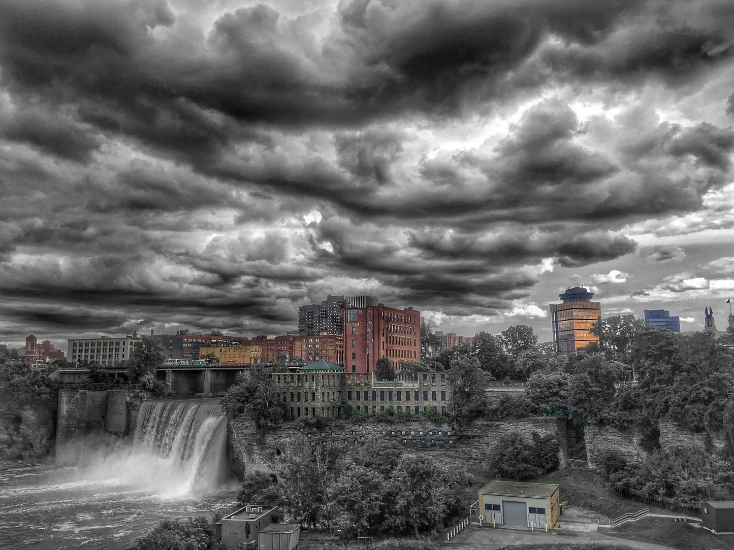 High Falls Color Splash- Rochester, NY Photo Print