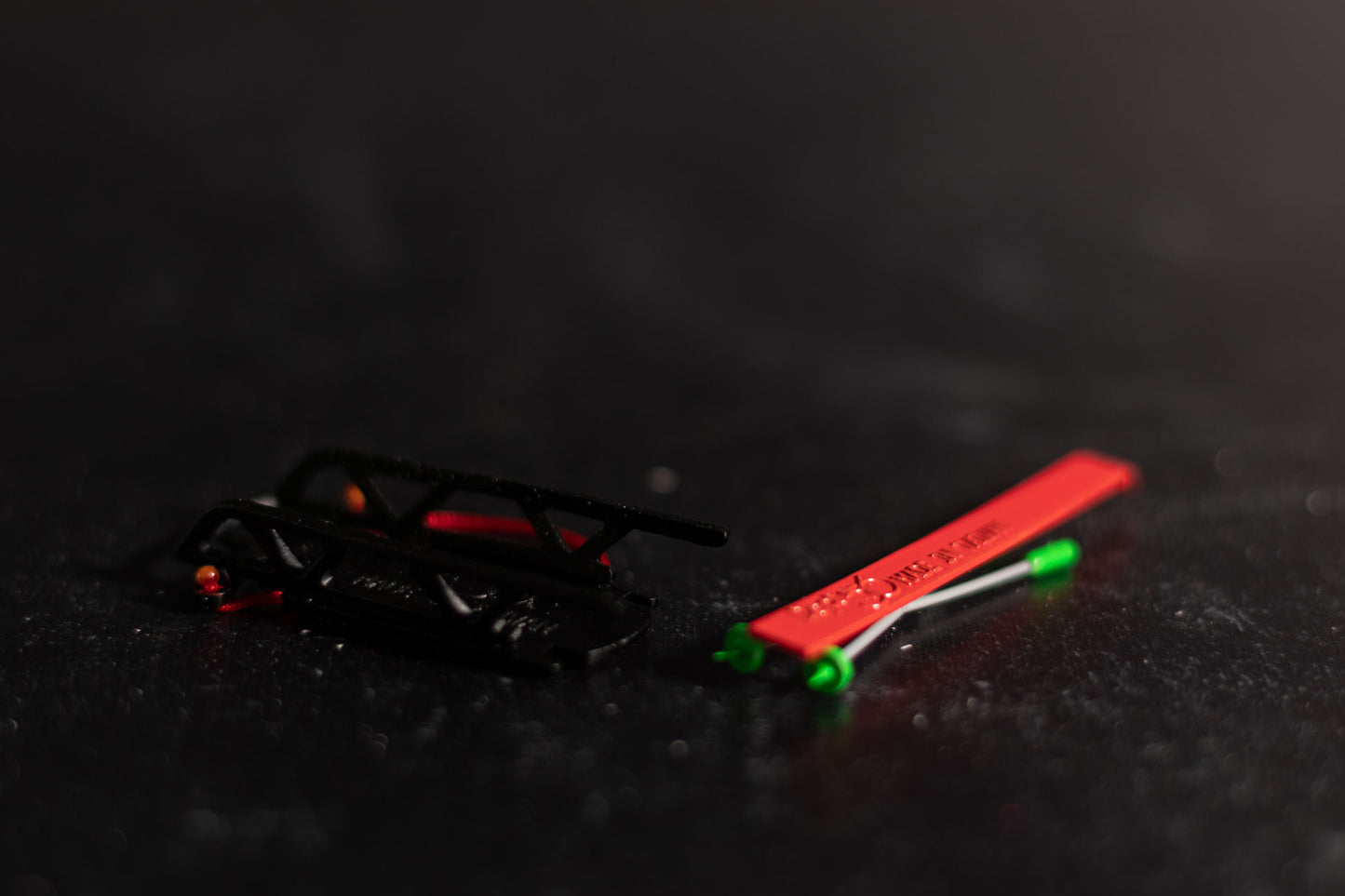 Sled and Skis