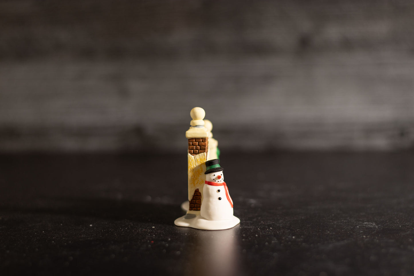 Village Sign w/ Snowman