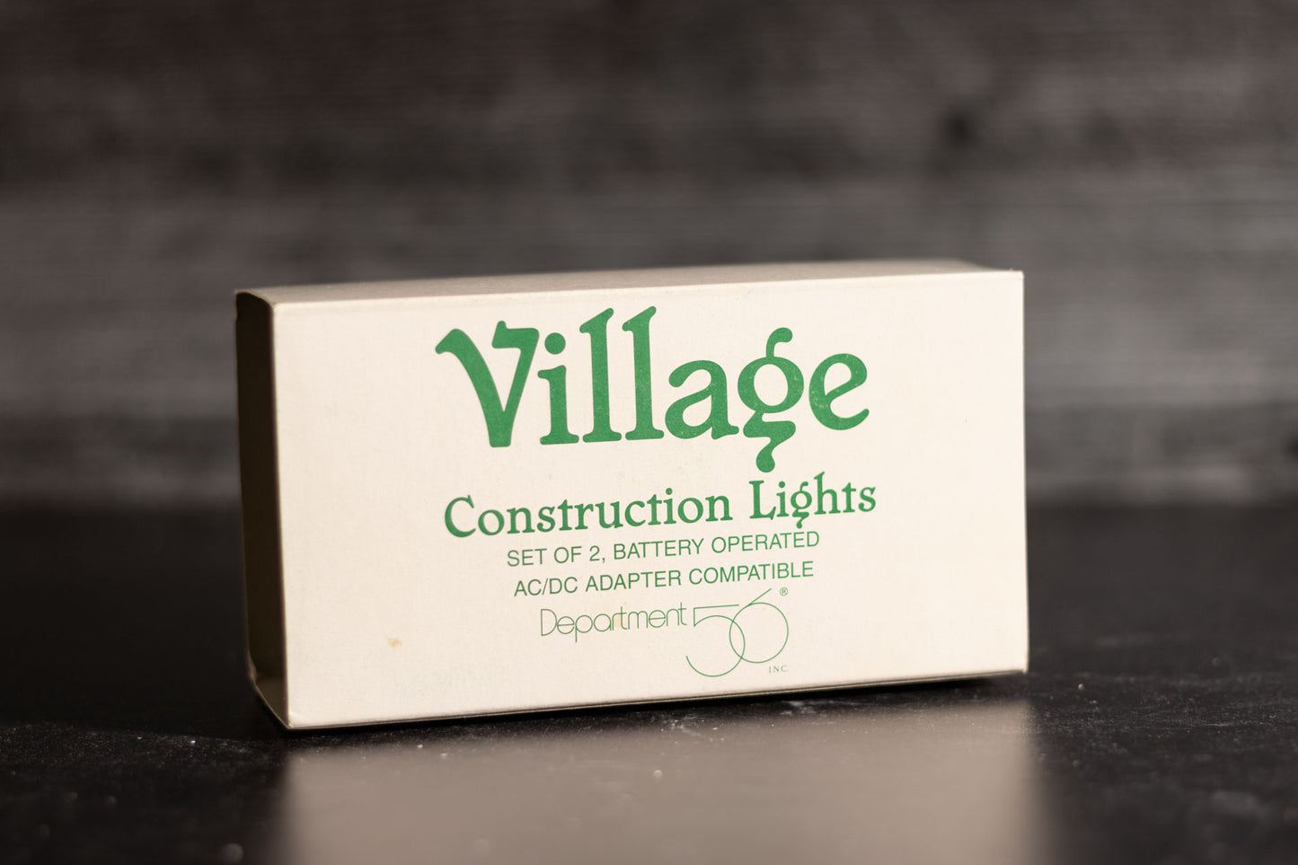 Construction Lights Set of 2 Battery Operated