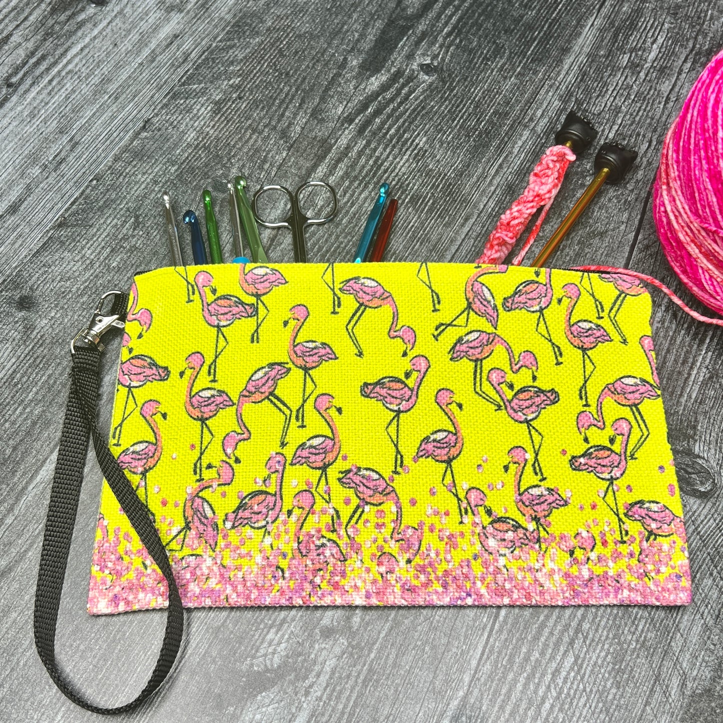 Pink Flamingos, Makeup Bag
