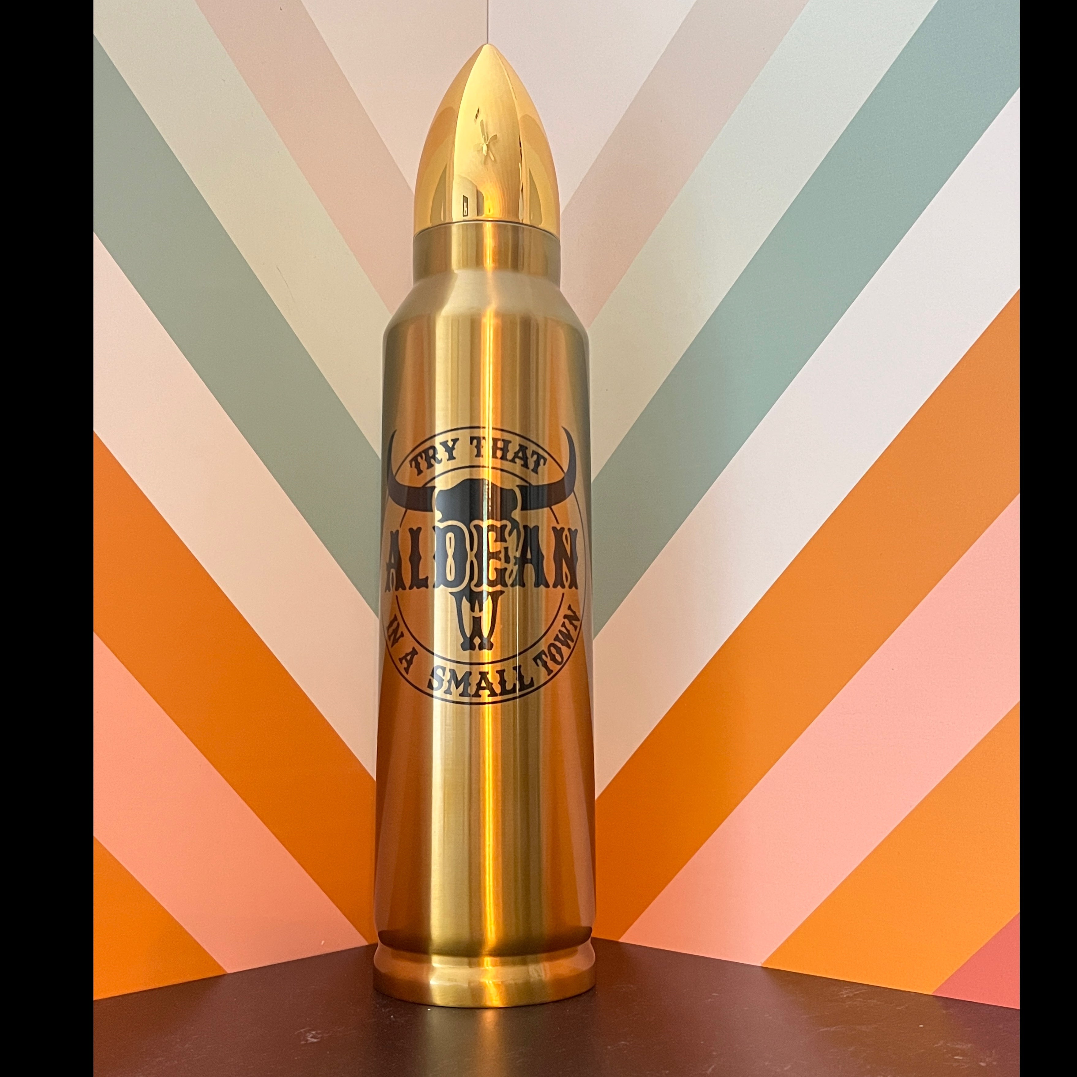 Try That in a Small Town 32oz Stainless Steel Bullet Tumbler – The Local  Print Shoppe