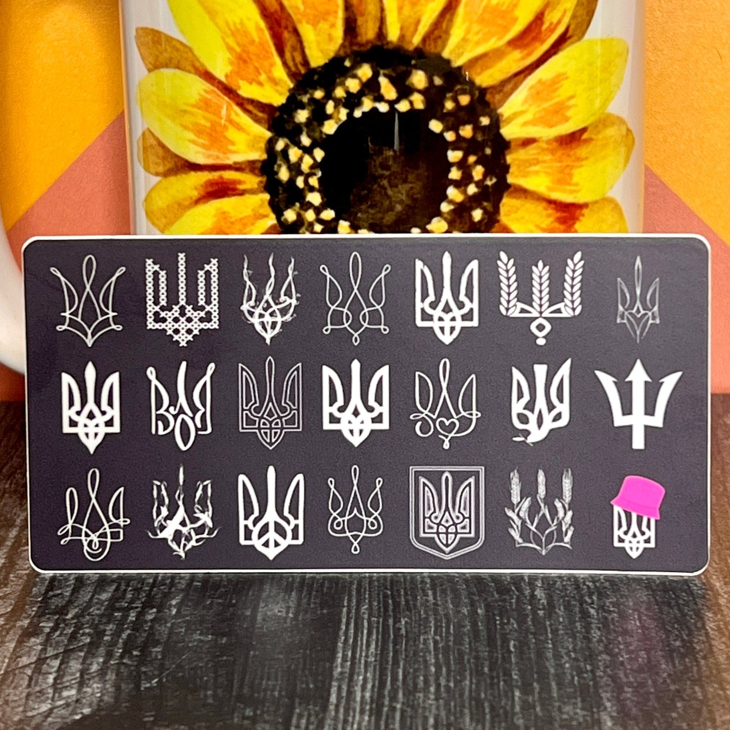 Evolution of the Tryzub Sticker Decal