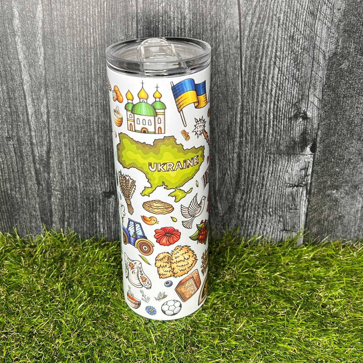 Ukrainian Favorites Duo Top 20oz Stainless Steel Tumbler