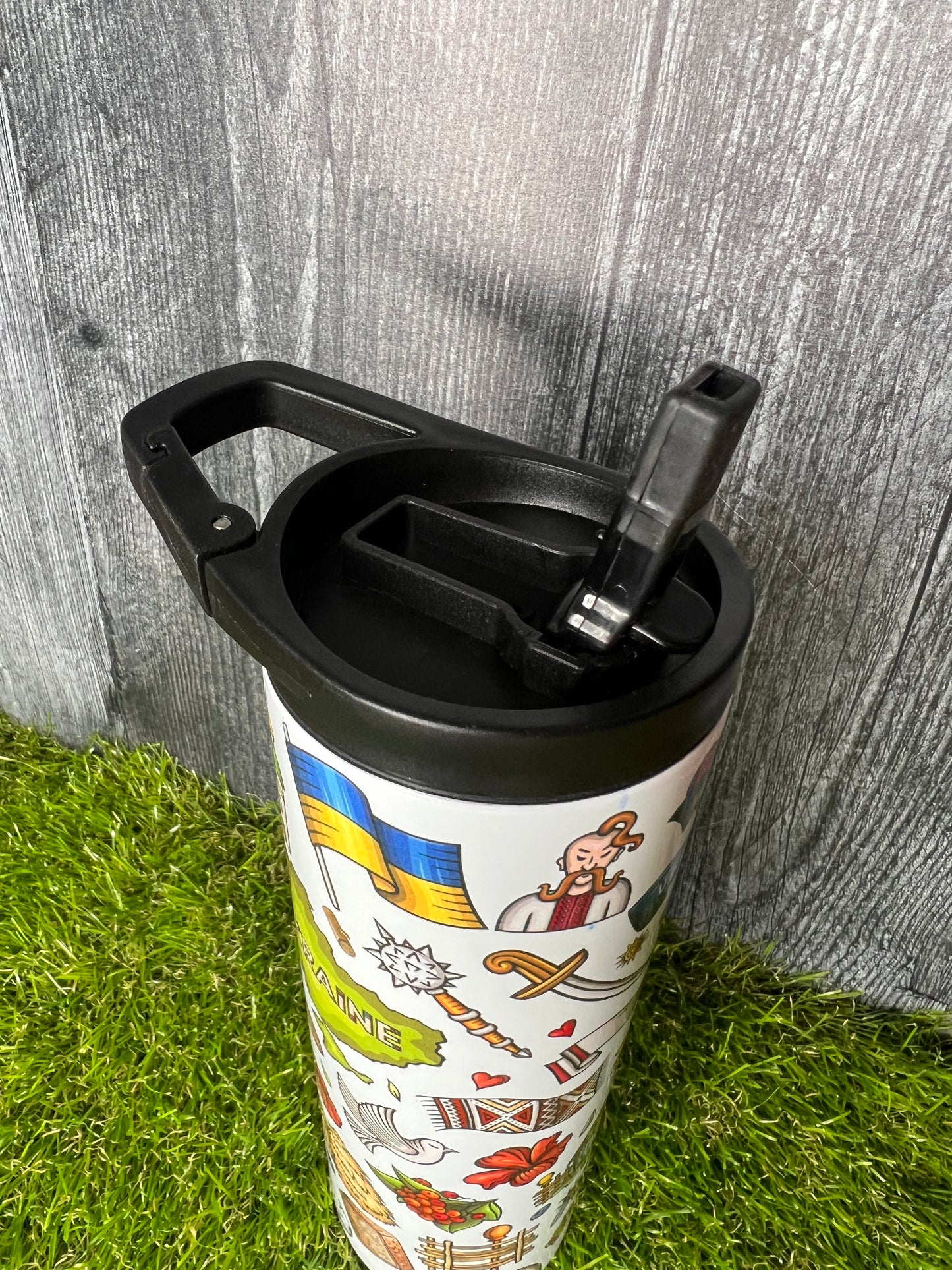 Ukrainian Favorites Duo Top 20oz Stainless Steel Tumbler