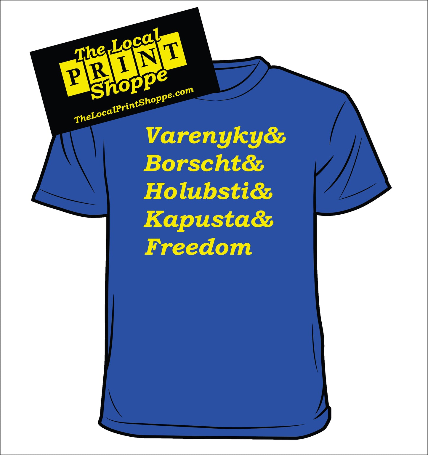 Ukrainian Foods Short Sleeve Tee