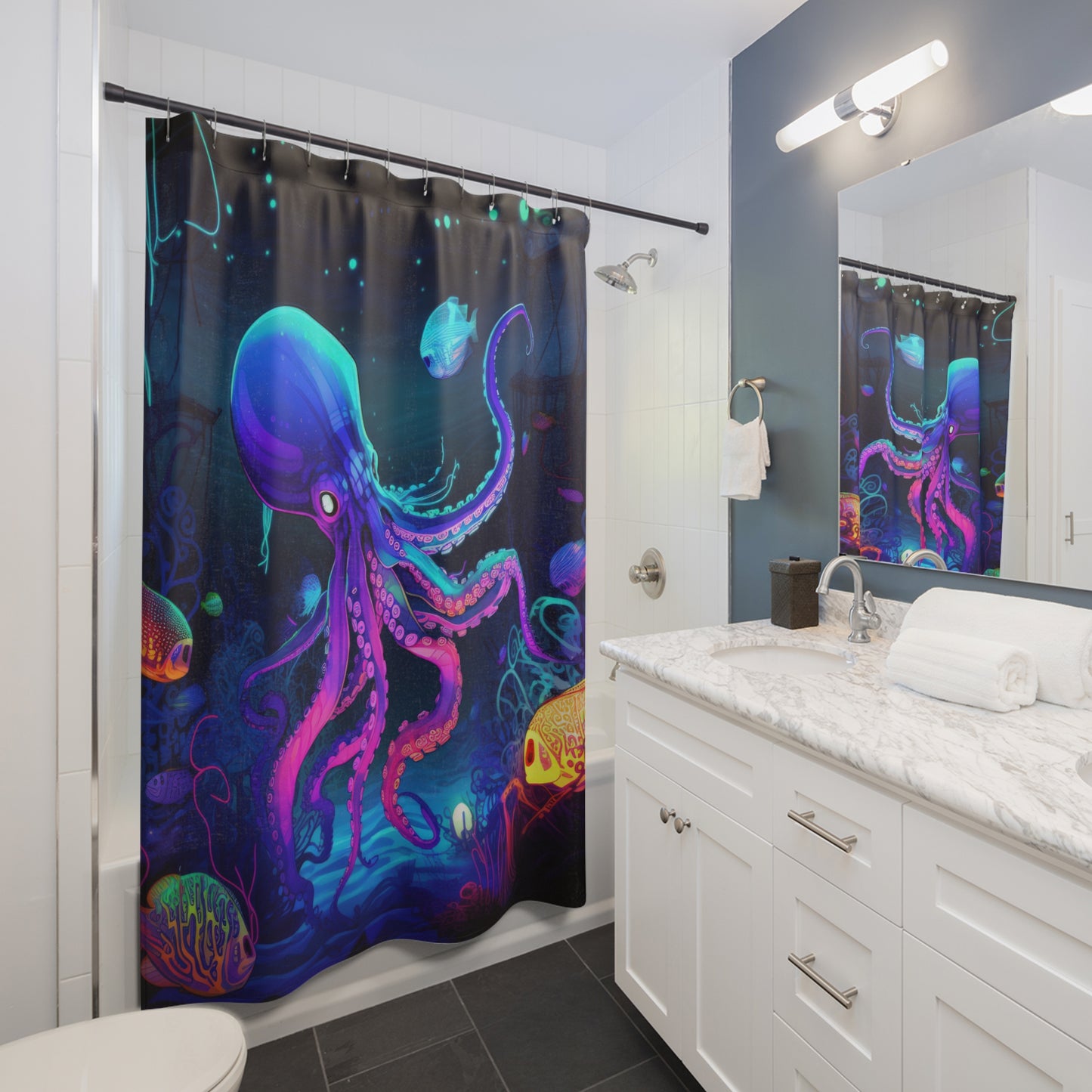 Octopus Shower Curtains
