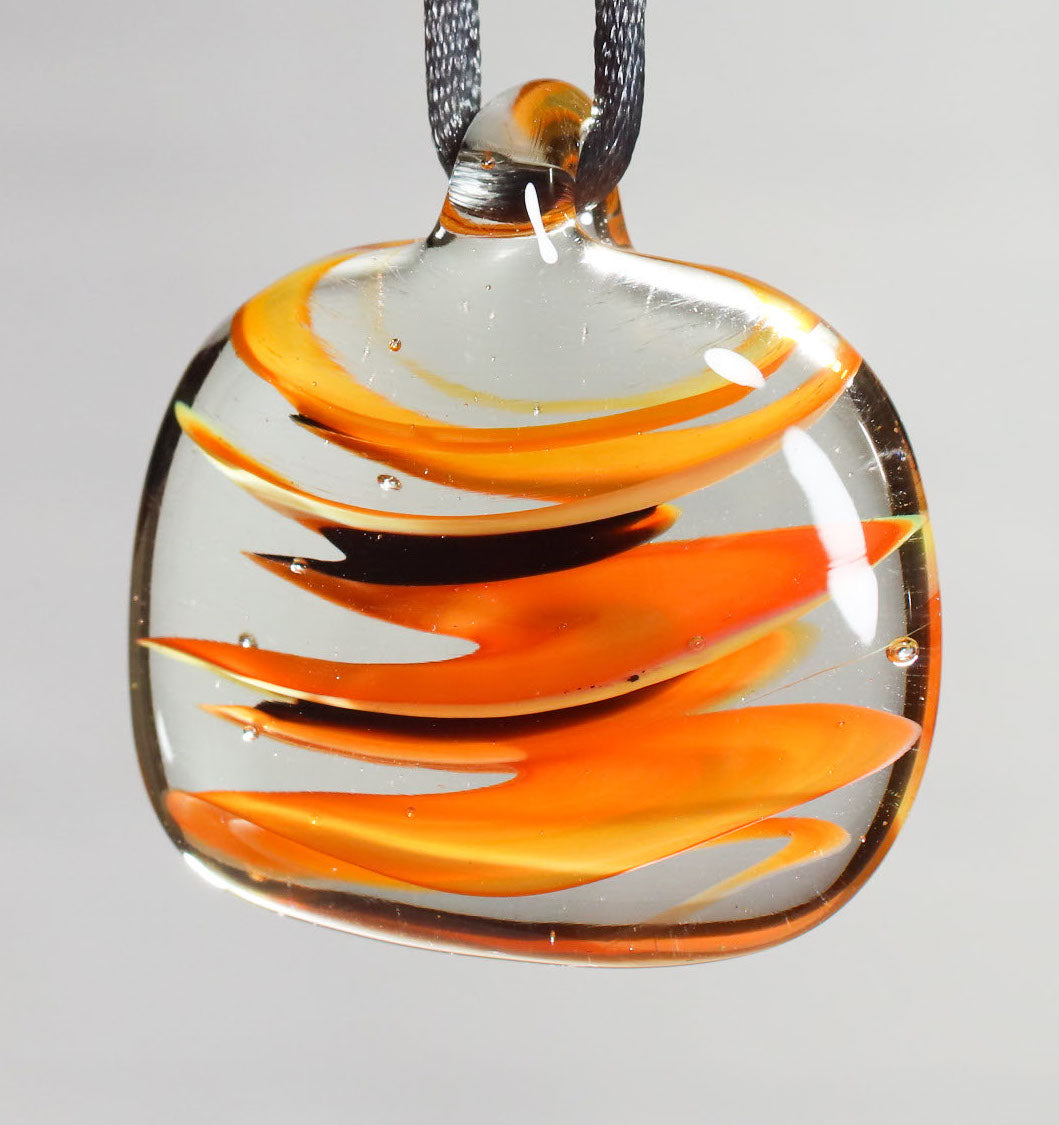 Glass Necklace #03 Orange GN03-CL-O
