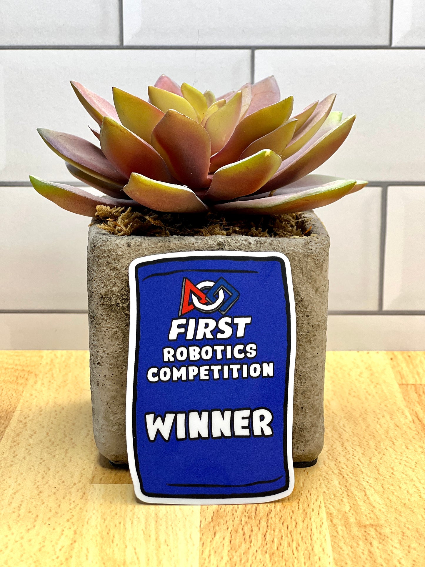 First Robotics Competition Winner Banner