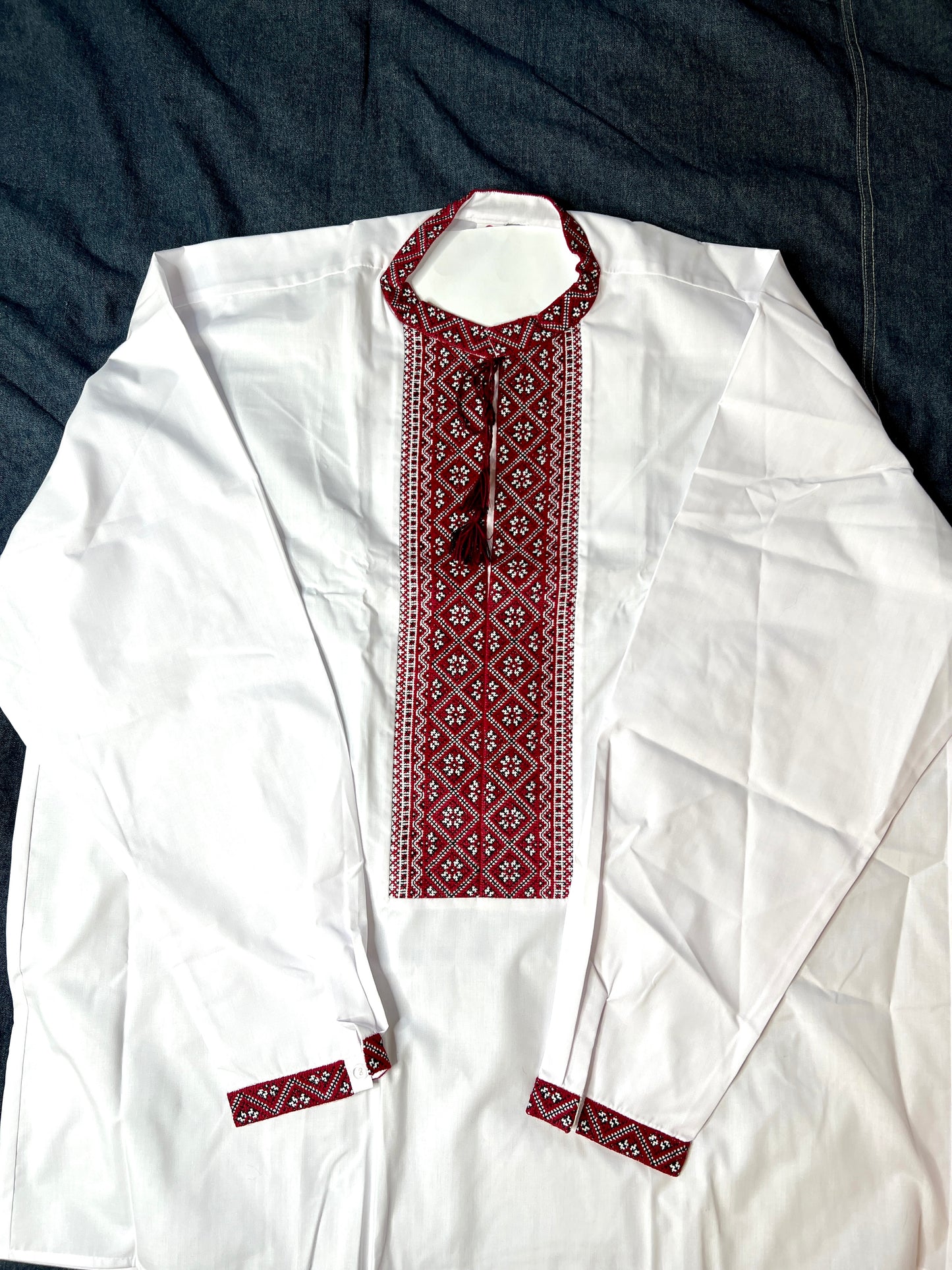 Ukrainian Handmade Embroidered Men's Shirt 1451