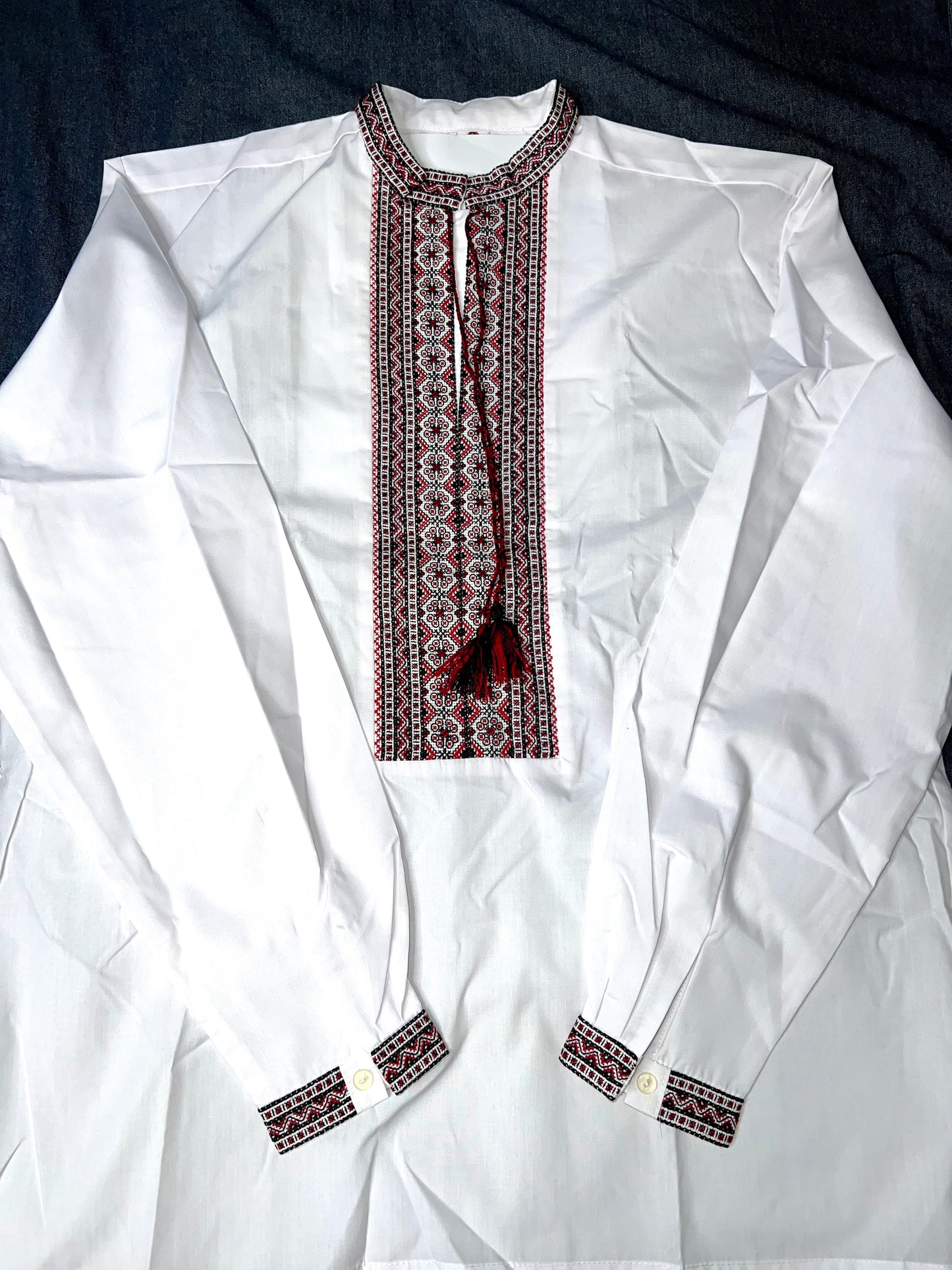 Ukrainian Handmade Embroidered Men's Shirt 1702