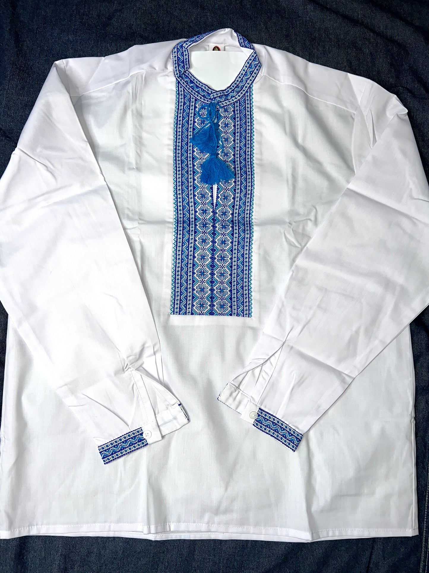 Ukrainian Handmade Embroidered Men's Shirt 1446