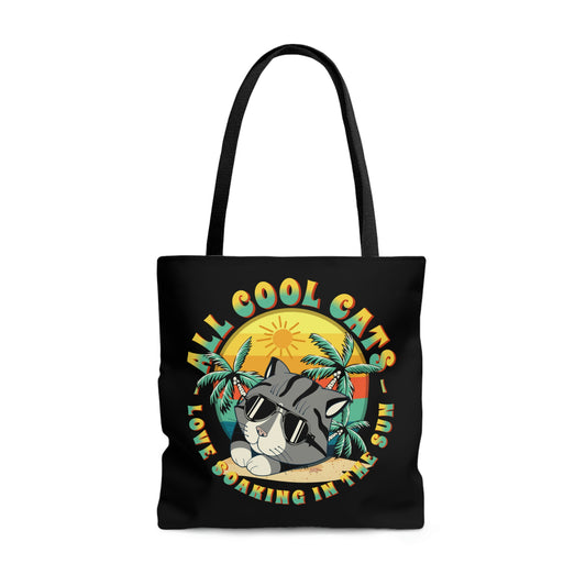 All Cool Cats Love Soaking In The Sun Tote Bag