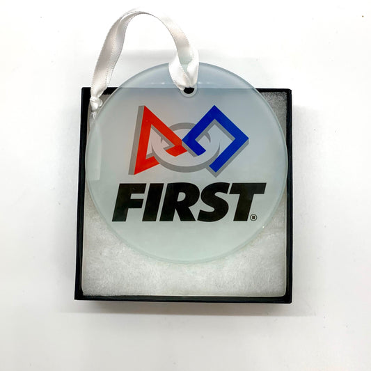 FIRST Robotics Glass Ornament / Suncatcher