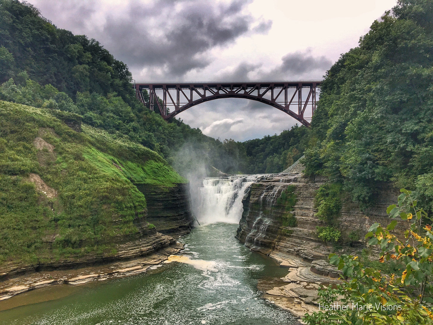 Letchworth Train Bridge, Rochester, NY Photo Print