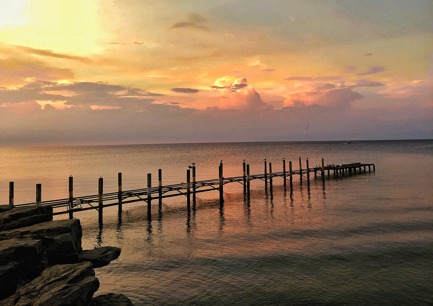 Lake Ontario Sunset in Rochester, NY Photo Print