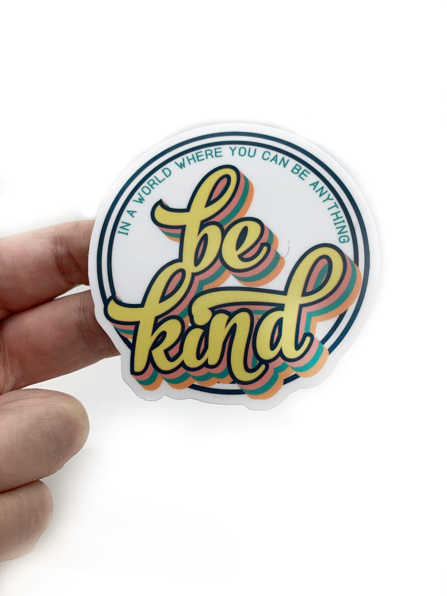 Be Kind Waterproof Vinyl Sticker Decal