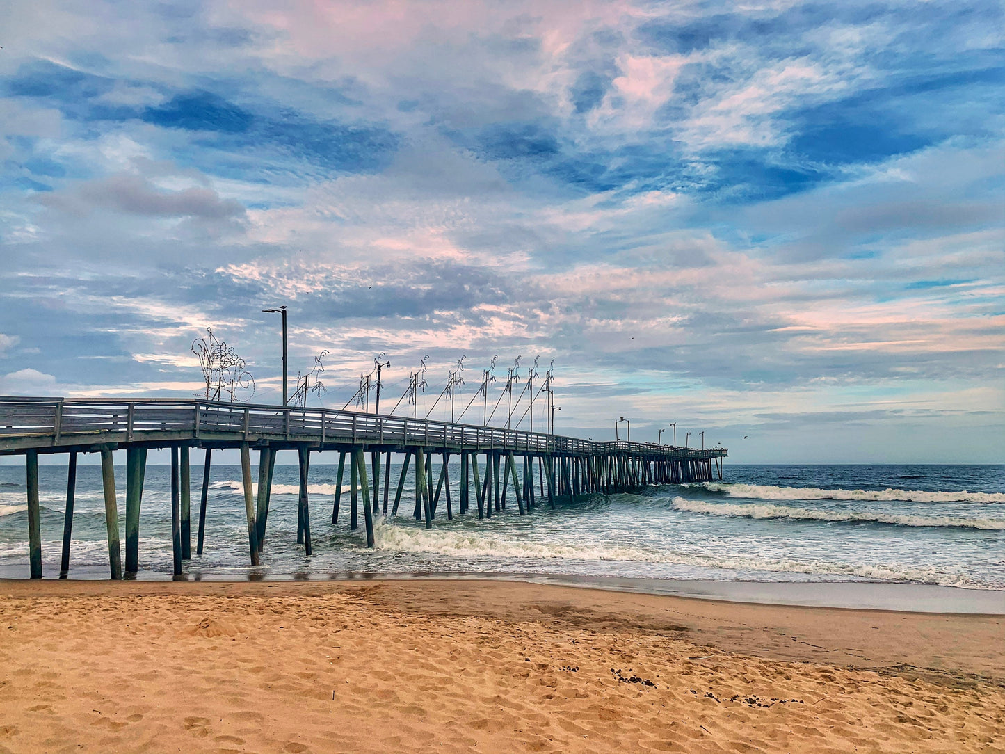 Virginia Beach Fishing Pier, VA Photo Print