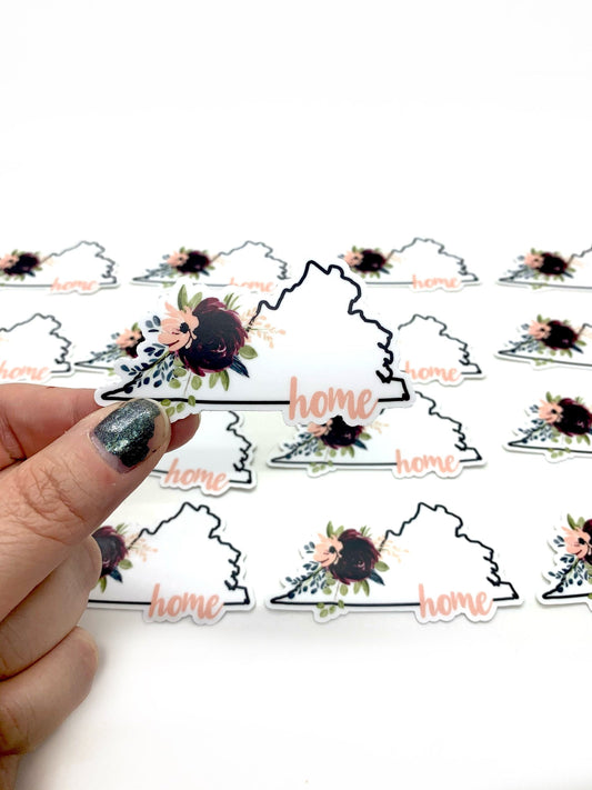 Virginia Home - Waterproof Sticker Decal