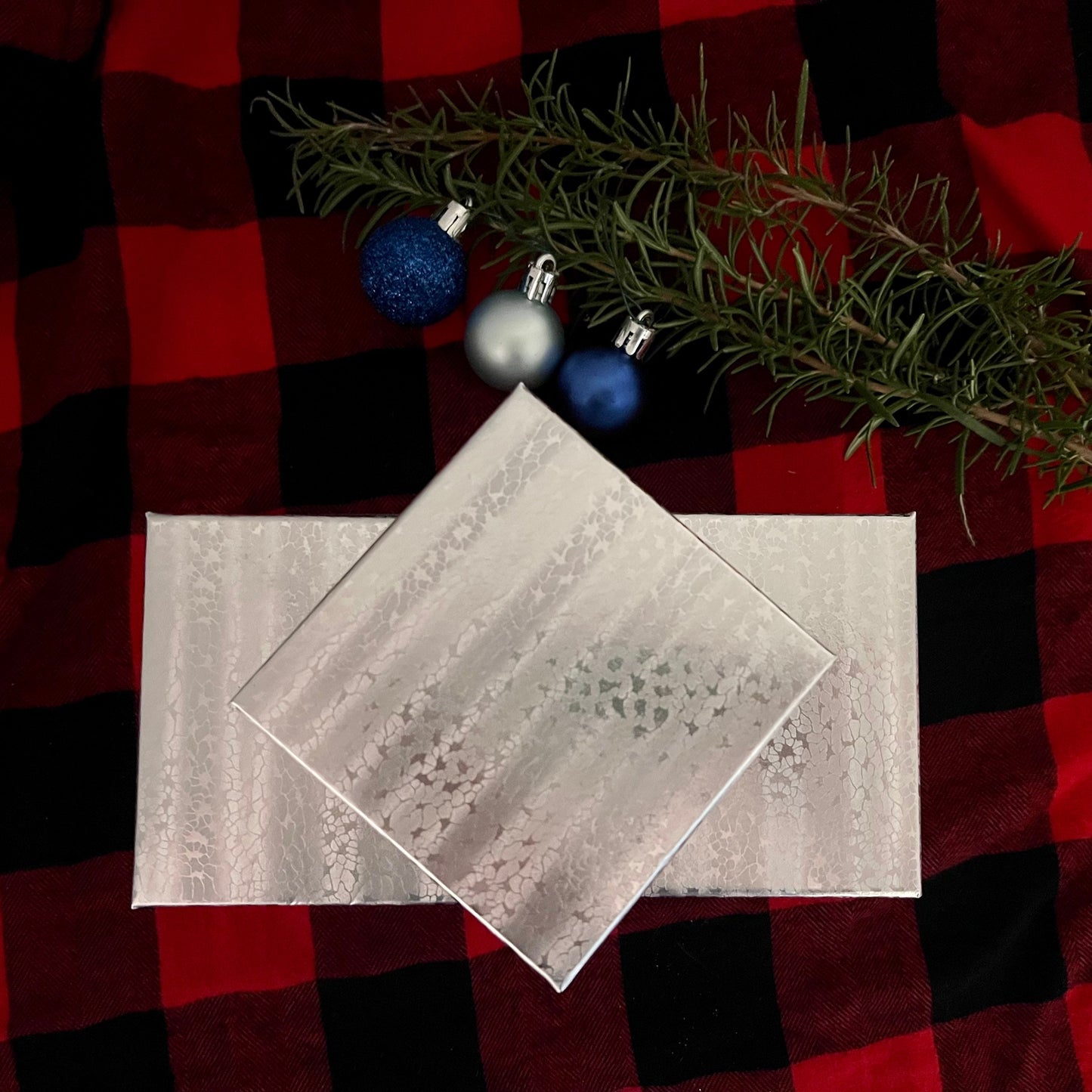 Christmas Train Glass Ornament