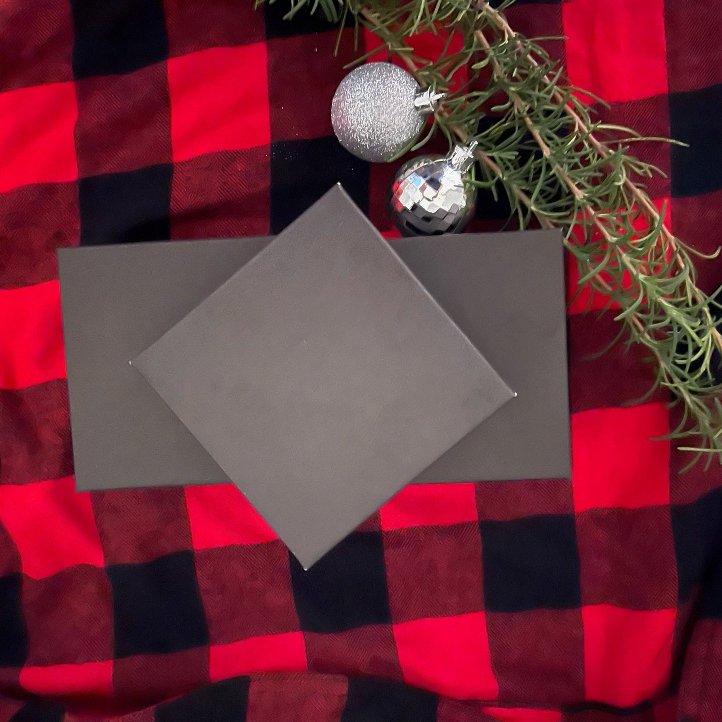 Merry Christmas with Holly Glass Ornament / Suncatcher