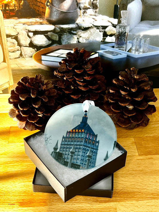 Kodak, Rochester, NY Glass Ornament / Suncatcher
