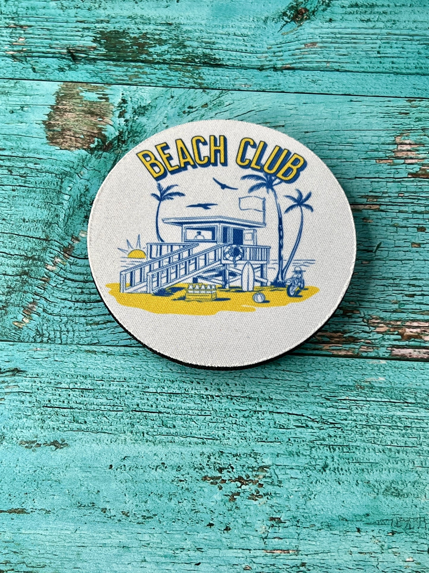 "Beach Club" Coaster