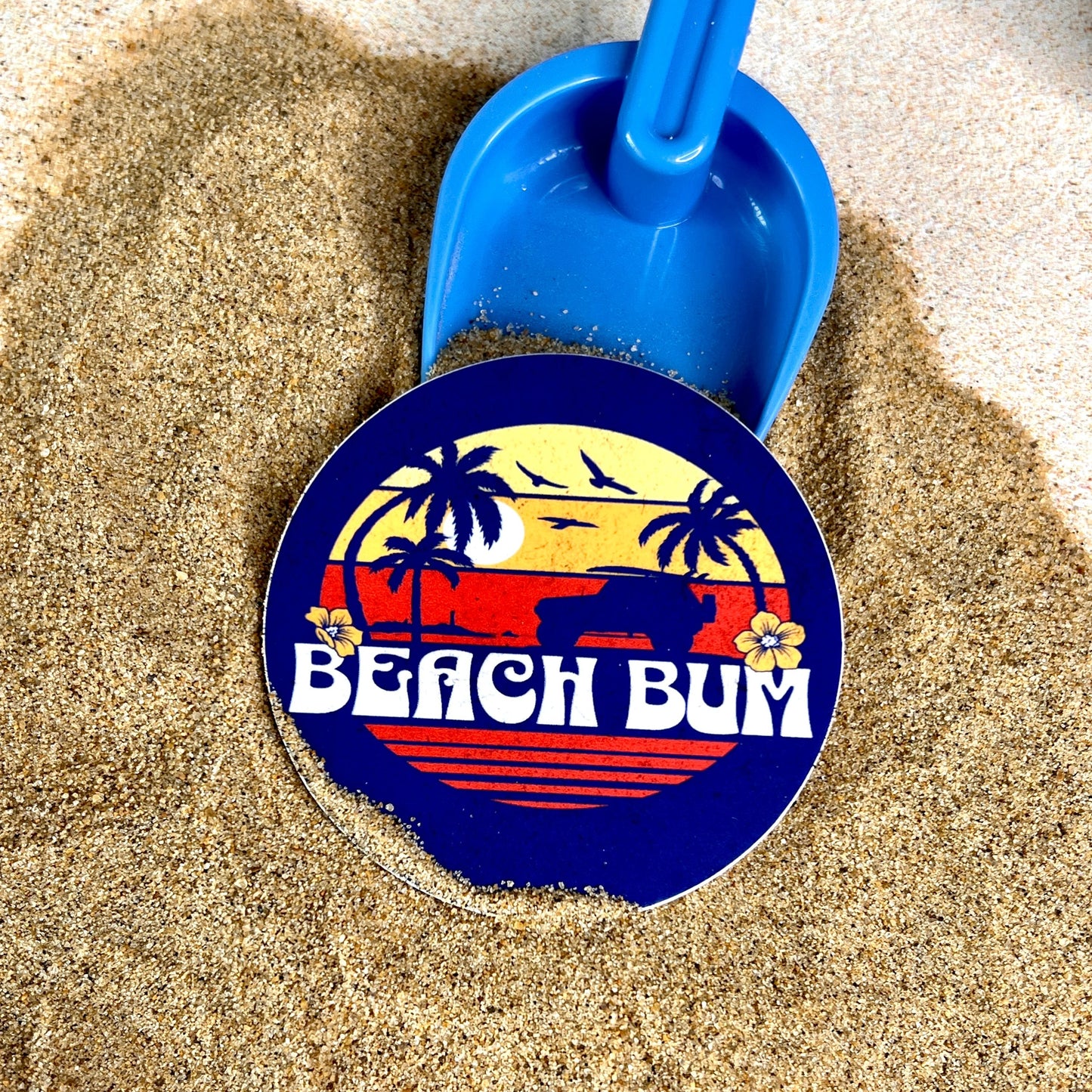 "Beach Bum" Waterproof Sticker Decal