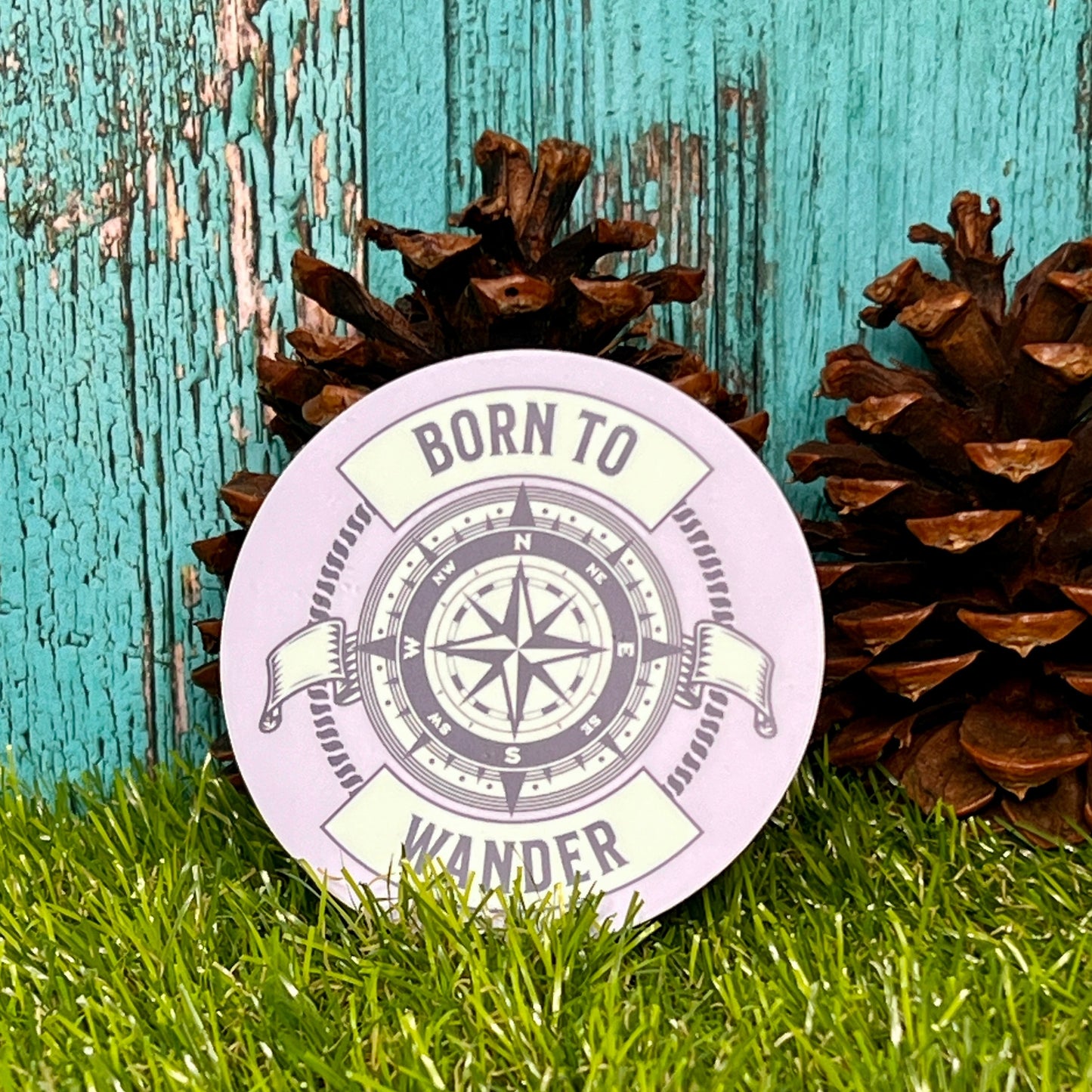 "Born to Wander" Waterproof Sticker Decal