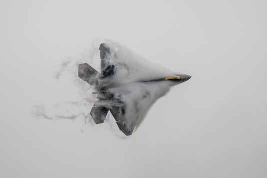 F22 Vapor Cloud over NAS Oceana, Virginia Beach, Photo Print