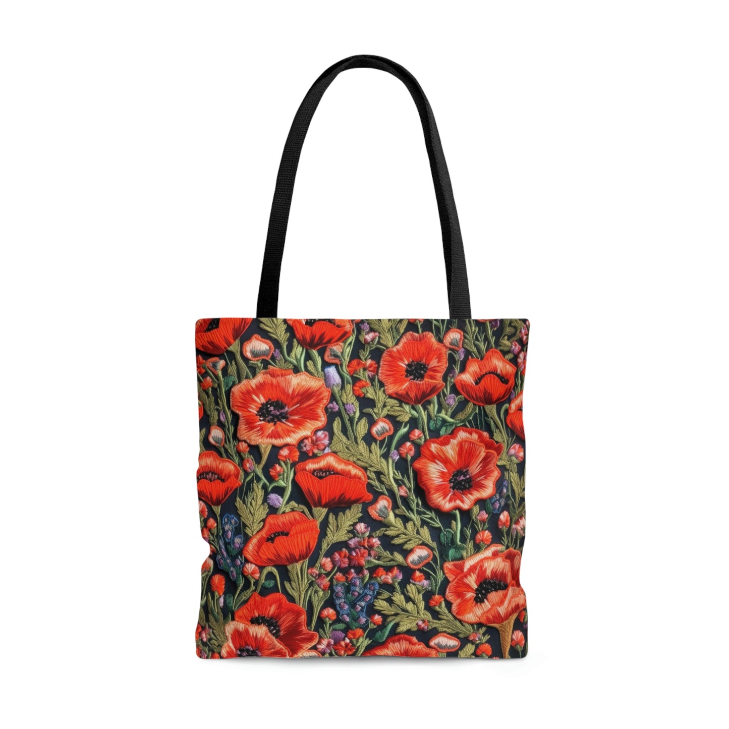 Ukrainian Poppy Seed Embroidery Design Tote Bag