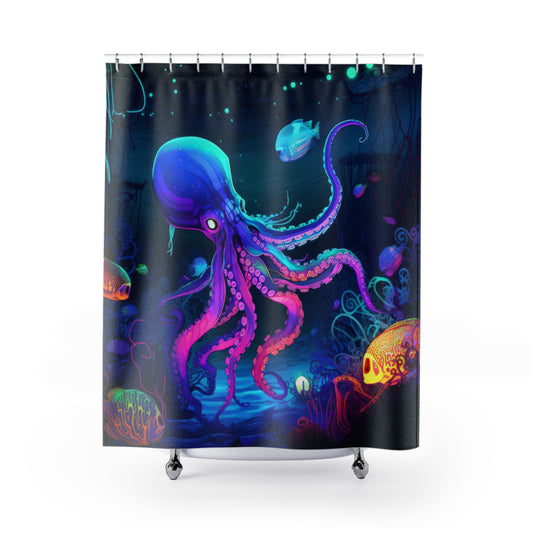 Octopus Shower Curtains