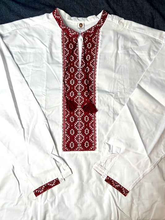 Ukrainian Handmade Embroidered Men's Shirt 104425