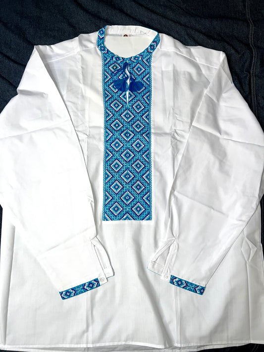 Ukrainian Handmade Embroidered Men's Shirt 084468