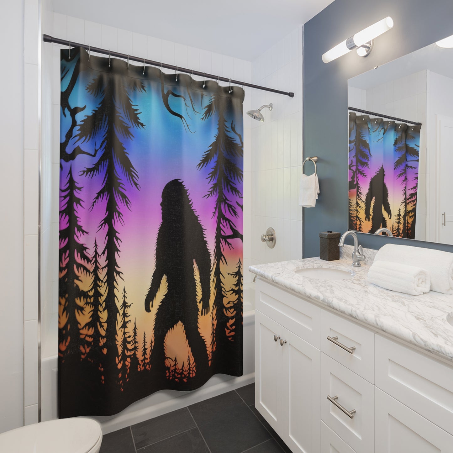 Sasquatch Shower Curtain