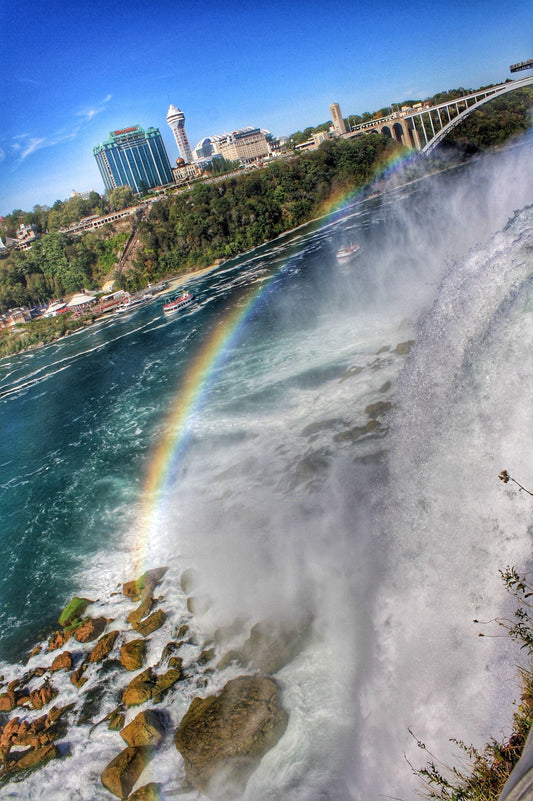 Rainbow over Niagara Falls Photo Print
