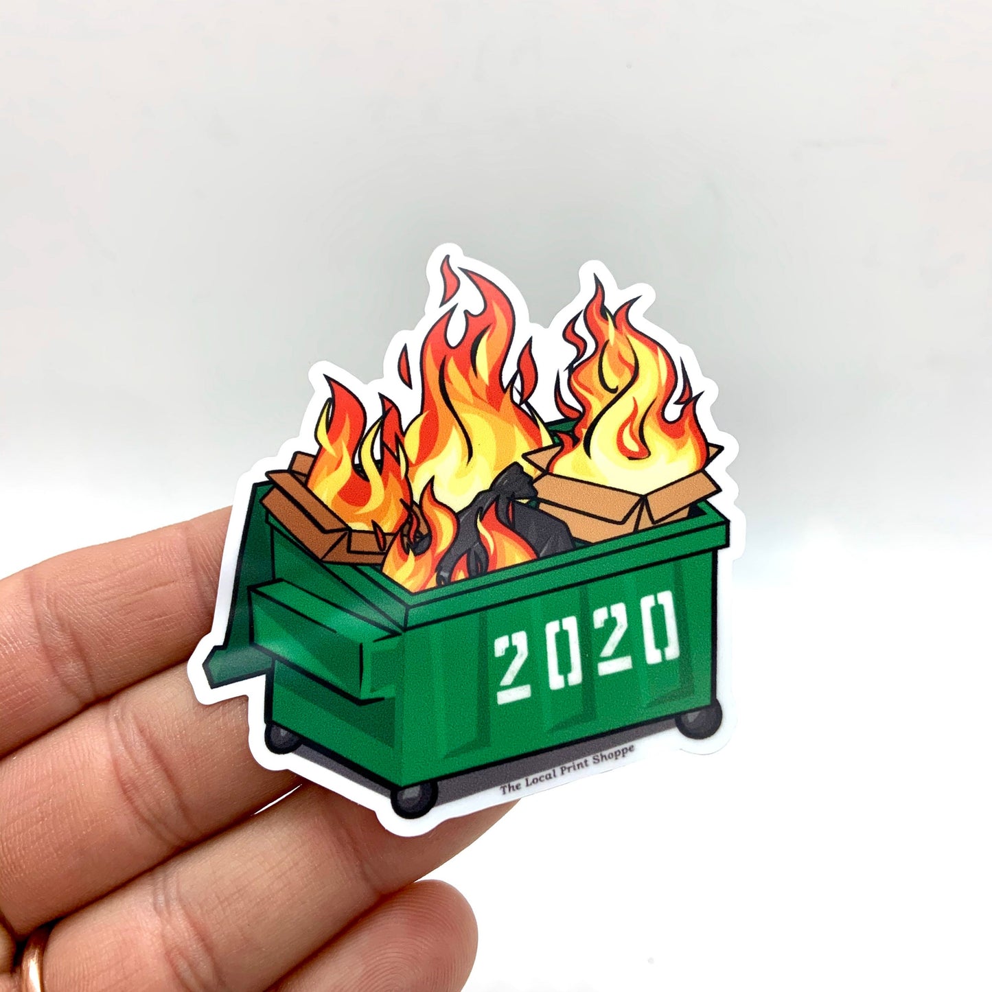 "Dumpster Fire 2020" Waterproof Sticker Decal