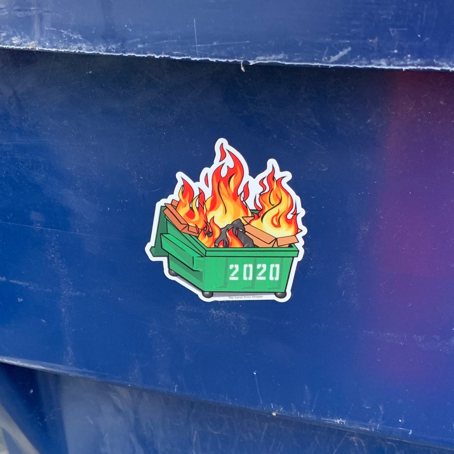 "Dumpster Fire 2020" Waterproof Sticker Decal
