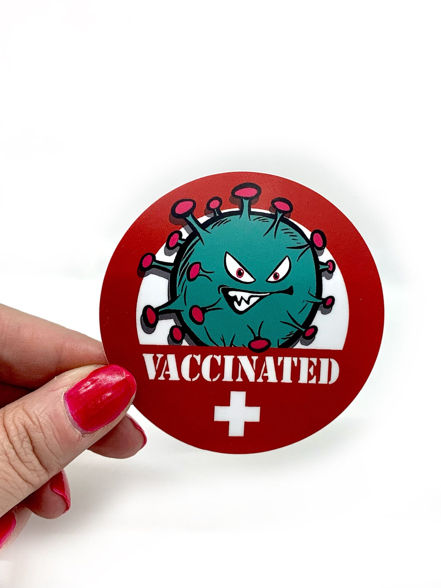 Vaccinated - Waterproof Sticker Decal