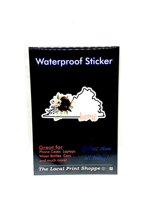 Virginia Home - Waterproof Sticker Decal
