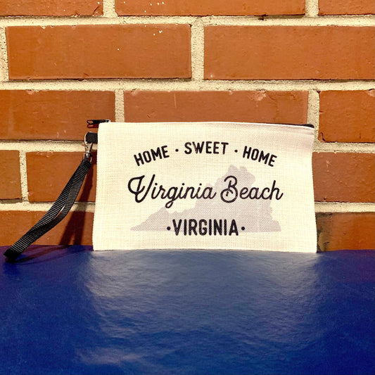 Virginia Beach "Home Sweet Home" Makeup Bag