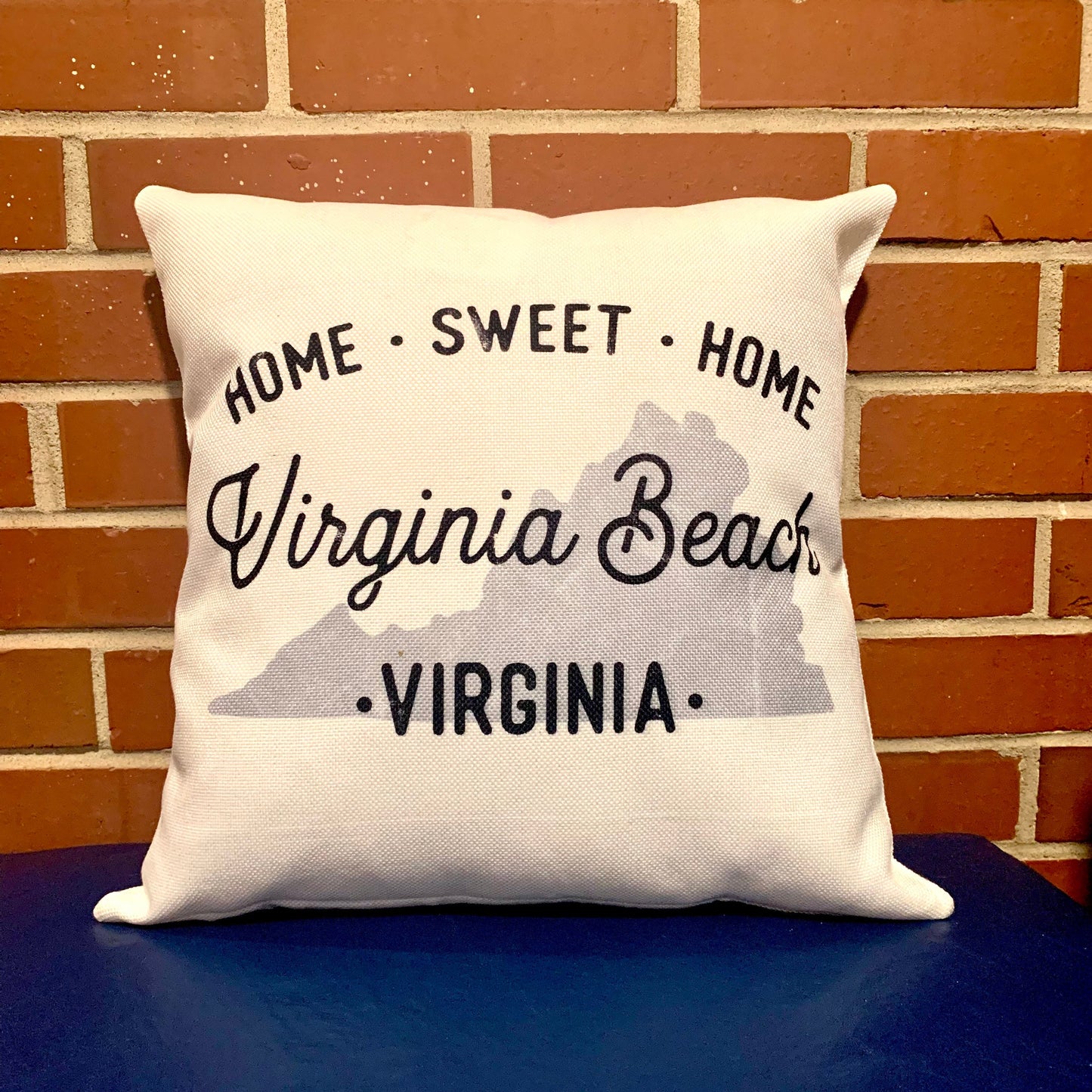 Virginia Beach, Home Sweet Home, Pillow