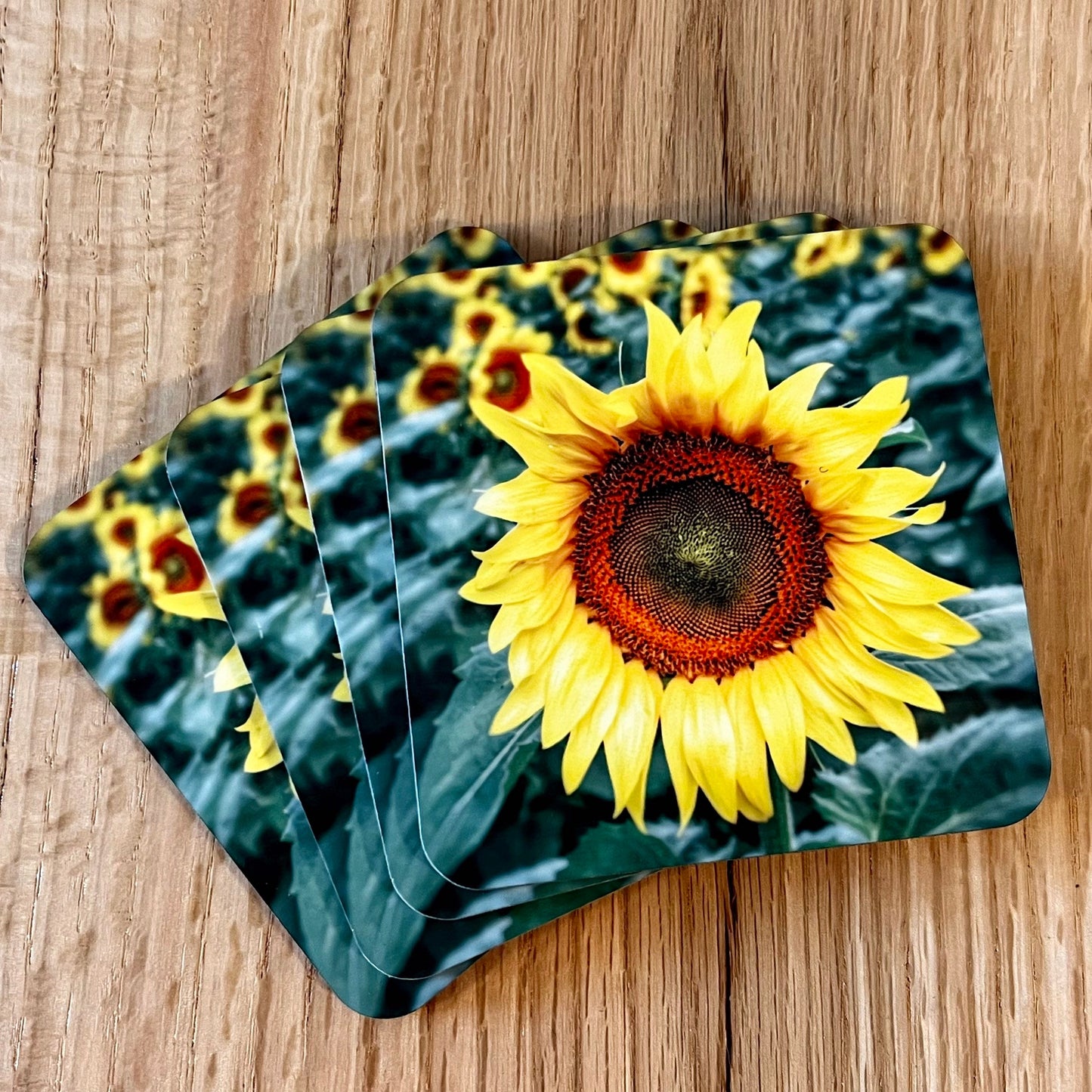 Ukrainian  Sunflower Design Coaster