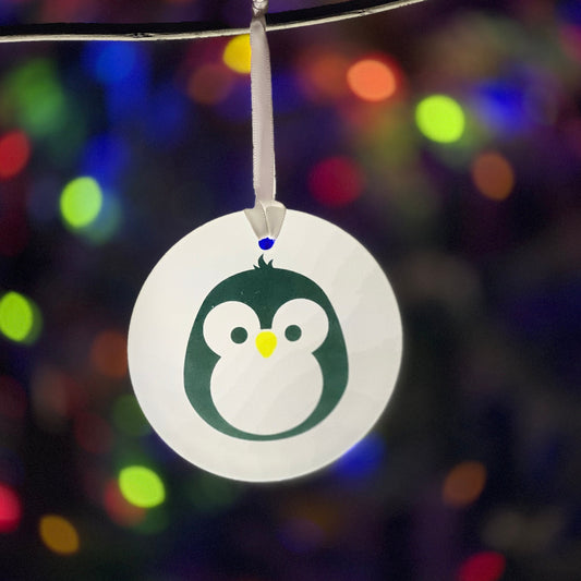 Little Penguin Glass Ornament / Suncatcher