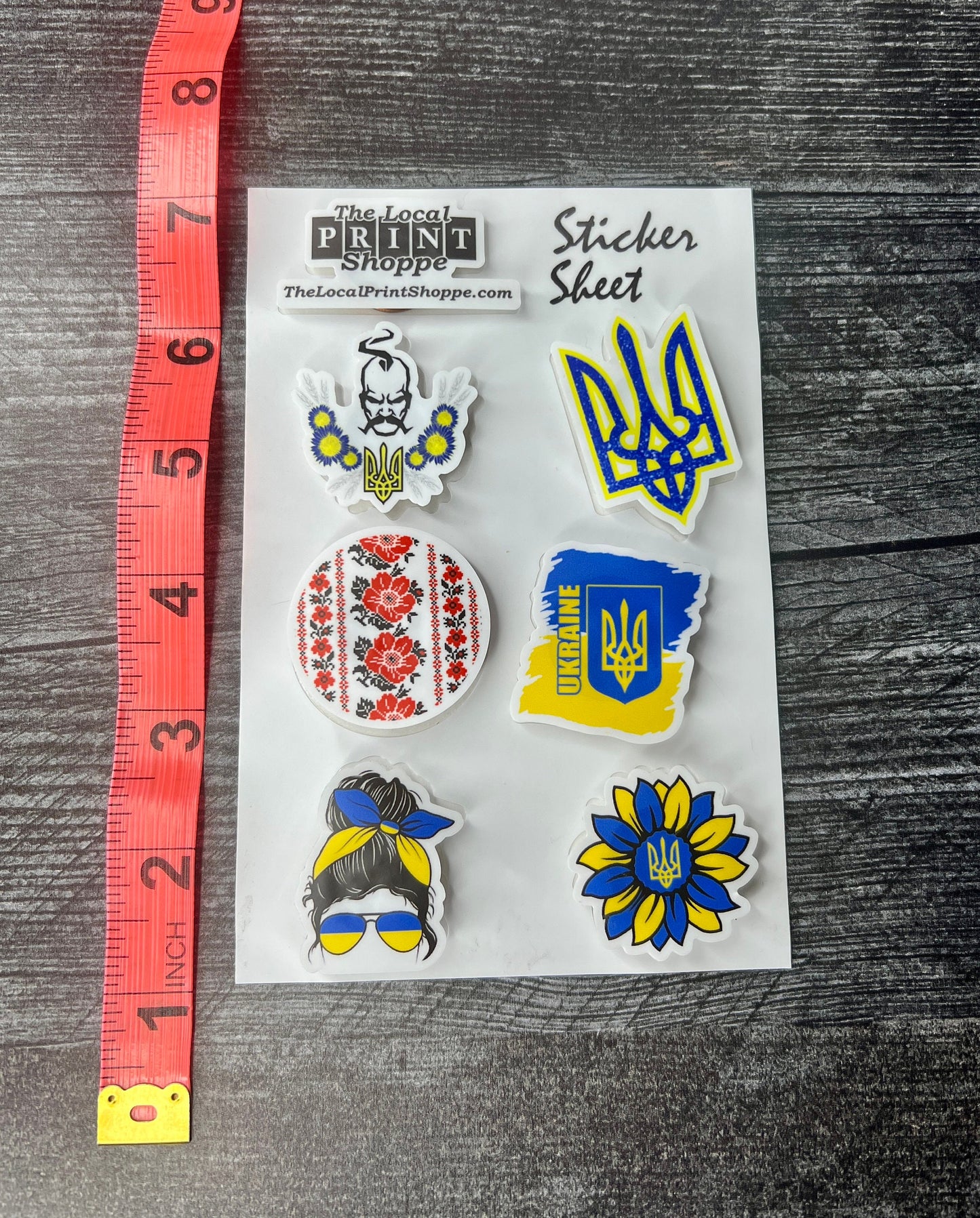 Ukrainian Sticker Pack - Set of 7
