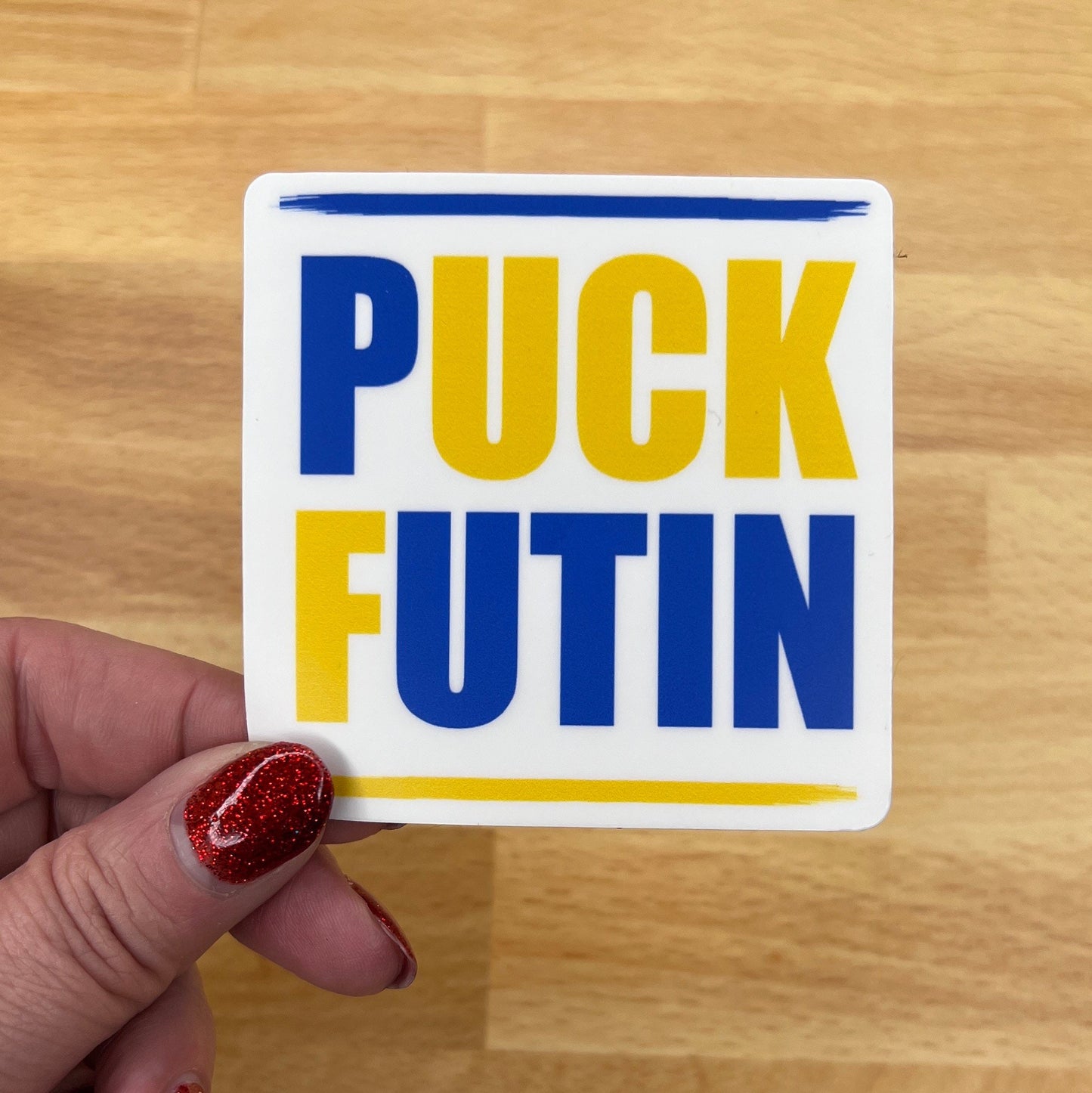 Ukraine Puck Futin Sticker Decal